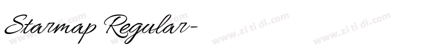 Starmap Regular字体转换 Starmap Regular字体转换